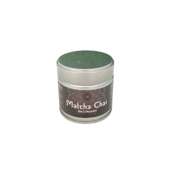 Lata matcha sabor chai (BIO), 30 gr.